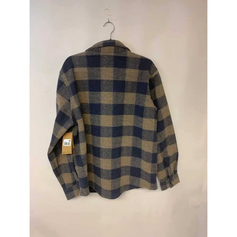 Eddie Bauer Shacket Overshirt Classic Buffalo Plaid Heavy Flannel NWT Mens SZ L